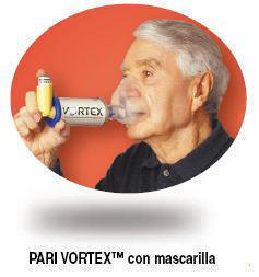 C�mara Espaciadora VORTEX� de PARI MAscarilla Adulto